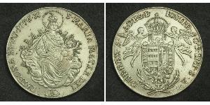 1 Талер Королевство Венгрия (1000-1918) Серебро Joseph II, Holy Roman Emperor  (1741 - 1790)