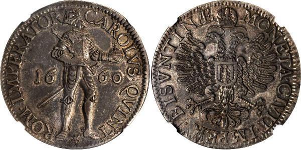 1 Талер Королевство Франция (843-1791) Серебро Карл V император Св. Римской империи  (1500-1558)