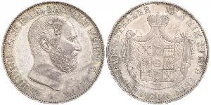 1 Талер Липпе-Детмольд (1123 - 1918) Серебро Leopold III, Prince of Lippe