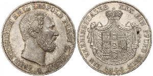 1 Талер Липпе-Детмольд (1123 - 1918) Серебро Leopold III, Prince of Lippe