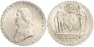 1 Талер Пруссия (королевство) (1701-1918) Серебро Фридрих Вильгельм III, король Пруссии (1770 -1840)