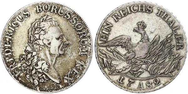 1 Талер Пруссия (королевство) (1701-1918) Серебро Фридрих II (король Пруссии) (1712 – 1786)