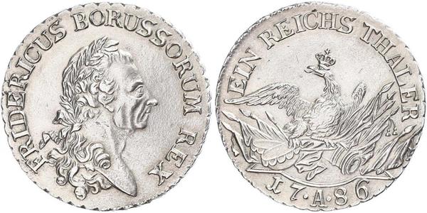 1 Талер Пруссия (королевство) (1701-1918) Серебро Фридрих II (король Пруссии) (1712 – 1786)