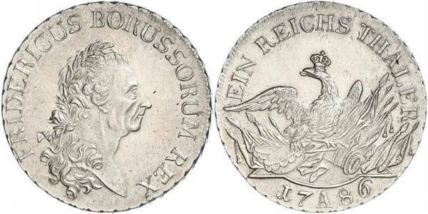 1 Талер Пруссия (королевство) (1701-1918) Серебро Фридрих II (король Пруссии) (1712 – 1786)