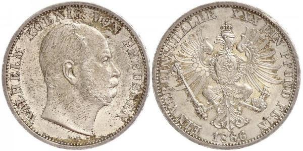 1 Талер Пруссия (королевство) (1701-1918) Серебро Wilhelm I, German Emperor (1797-1888)