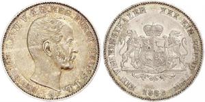 1 Талер Рейсс (старшей линии) (1778 - 1918) Серебро Heinrich LXVII, Prince Reuss Younger Line