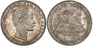 1 Талер Рейсс (старшей линии) (1778 - 1918) Серебро Heinrich LXVII, Prince Reuss Younger Line