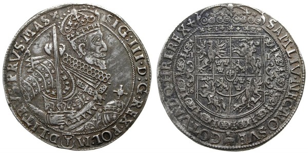1 Талер Речь Посполитая (1569-1795) Серебро Сигизмунд III