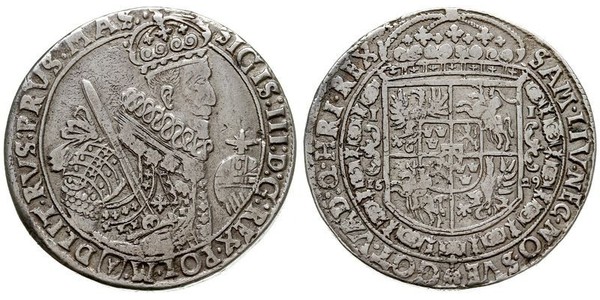 1 Талер Речь Посполитая (1569-1795) Серебро Сигизмунд III