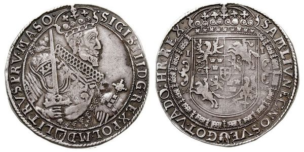 1 Талер Речь Посполитая (1569-1795) Серебро Сигизмунд III