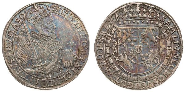 1 Талер Речь Посполитая (1569-1795) Серебро Сигизмунд III