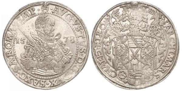 1 Талер Саксония (курфюршество) (1356 - 1806) Серебро 