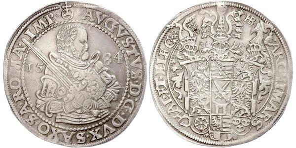 1 Талер Саксония (курфюршество) (1356 - 1806) Серебро 