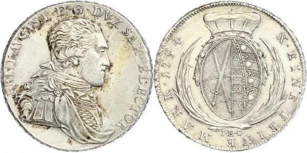 1 Талер Саксония (курфюршество) (1356 - 1806) Серебро Фридрих Август I (король Саксонии)