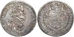 1 Талер Священная Римская империя (962-1806) Серебро Ferdinand III, Holy Roman Emperor (1608-1657)