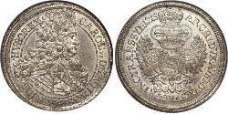1 Талер Священная Римская империя (962-1806) Серебро Карл VI император Св. Римской империи (1685-1740)