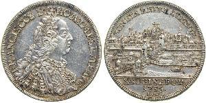 1 Талер Священная Римская империя (962-1806) Серебро Франц I Стефан(1708-1765)