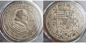 1 Талер Священная Римская империя (962-1806) Серебро Леопольд V Австрийский (1586 – 1632)