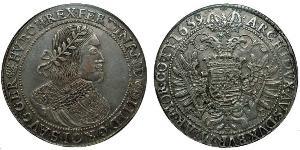 1 Талер Священная Римская империя (962-1806) Серебро Ferdinand III, Holy Roman Emperor (1608-1657)