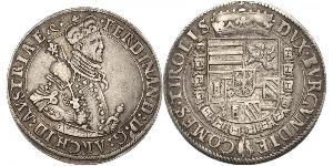 1 Талер Священная Римская империя (962-1806) Серебро Ferdinand II, Holy Roman Emperor  (1578 -1637)