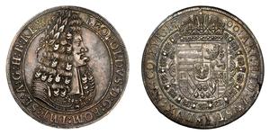 1 Талер Священная Римская империя (962-1806) Серебро Леопольд I (император Священной Римской империи)(1640-1705)