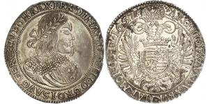 1 Талер Священная Римская империя (962-1806) Серебро Ferdinand III, Holy Roman Emperor (1608-1657)