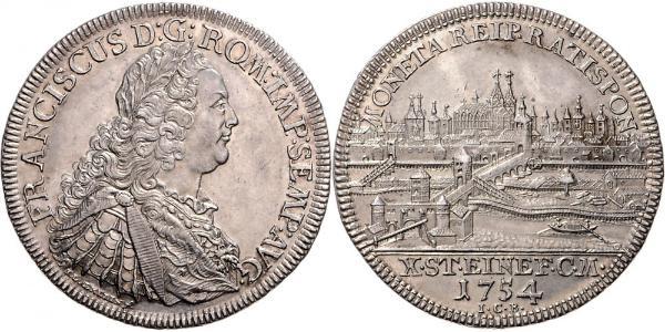 1 Талер Священная Римская империя (962-1806) Серебро Франц I Стефан(1708-1765)
