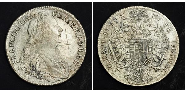 1 Талер Священная Римская империя (962-1806) Серебро Франц I Стефан(1708-1765)