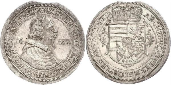 1 Талер Священная Римская империя (962-1806) Серебро Леопольд V Австрийский (1586 – 1632)