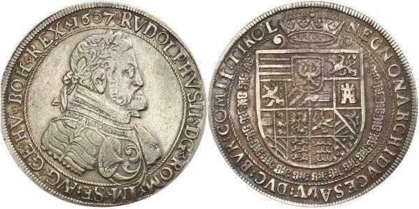 1 Талер Священная Римская империя (962-1806) Серебро Рудольф II (1552 - 1612)