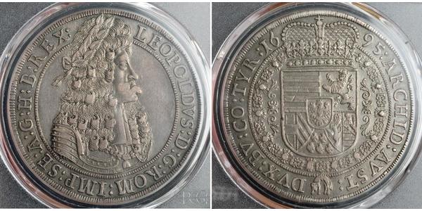 1 Талер Священная Римская империя (962-1806) Серебро Леопольд I (император Священной Римской империи)(1640-1705)