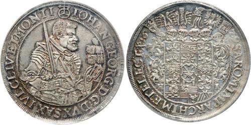 1 Талер Федеральные земли Германии Серебро Johann Georg I (1585 - 1656)