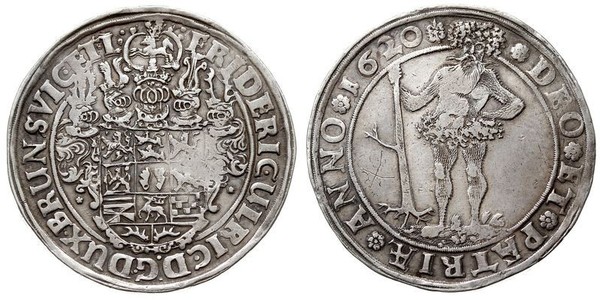 1 Талер Федеральные земли Германии Серебро Friedrich Ulrich (1591 - 1634)