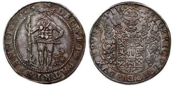 1 Талер Федеральные земли Германии Серебро Friedrich Ulrich (1591 - 1634)