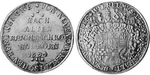 1 Талер Anhalt-Harzgerode (1635–1709) Срібло 