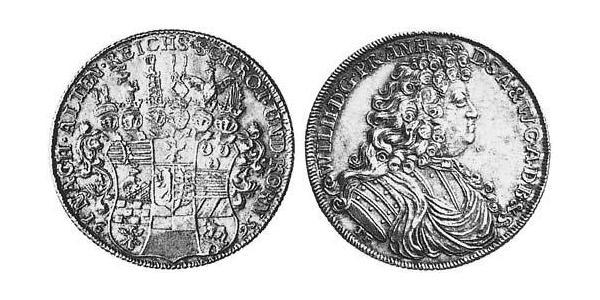 1 Талер Anhalt-Harzgerode (1635–1709) Срібло 