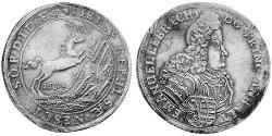 1 Талер Principality of Anhalt-Köthen (1603 -1853) Срібло 