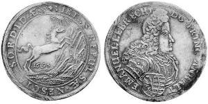 1 Талер Principality of Anhalt-Köthen (1603 -1853) Срібло 