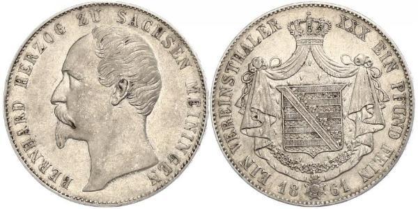 1 Талер null Срібло Bernhard II, Duke of Saxe-Meiningen