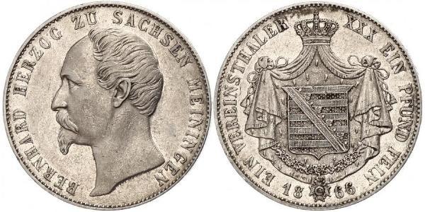1 Талер null Срібло Bernhard II, Duke of Saxe-Meiningen