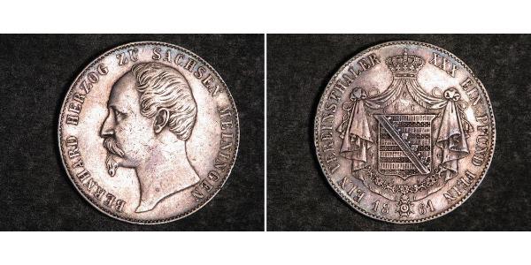 1 Талер null Срібло Bernhard II, Duke of Saxe-Meiningen