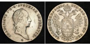 1 Талер Австрійська імперія (1804-1867) Срібло Francis II, Holy Roman Emperor (1768 - 1835)