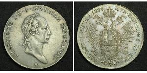 1 Талер Австрійська імперія (1804-1867) Срібло Francis II, Holy Roman Emperor (1768 - 1835)