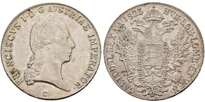 1 Талер Австрійська імперія (1804-1867) Срібло Francis II, Holy Roman Emperor (1768 - 1835)