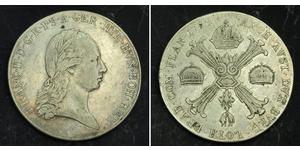 1 Талер Австрійська імперія (1804-1867) Срібло Francis II, Holy Roman Emperor (1768 - 1835)