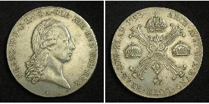 1 Талер Австрійська імперія (1804-1867) Срібло Francis II, Holy Roman Emperor (1768 - 1835)