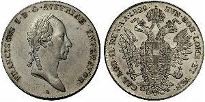 1 Талер Австрійська імперія (1804-1867) Срібло Francis II, Holy Roman Emperor (1768 - 1835)