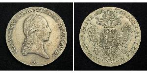 1 Талер Австрійська імперія (1804-1867) Срібло Francis II, Holy Roman Emperor (1768 - 1835)