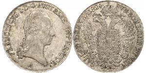 1 Талер Австрійська імперія (1804-1867) Срібло Francis II, Holy Roman Emperor (1768 - 1835)