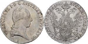 1 Талер Австрійська імперія (1804-1867) Срібло Francis II, Holy Roman Emperor (1768 - 1835)